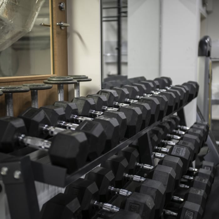 TF Hex Dumbbellset 1 Rack 2-20kg