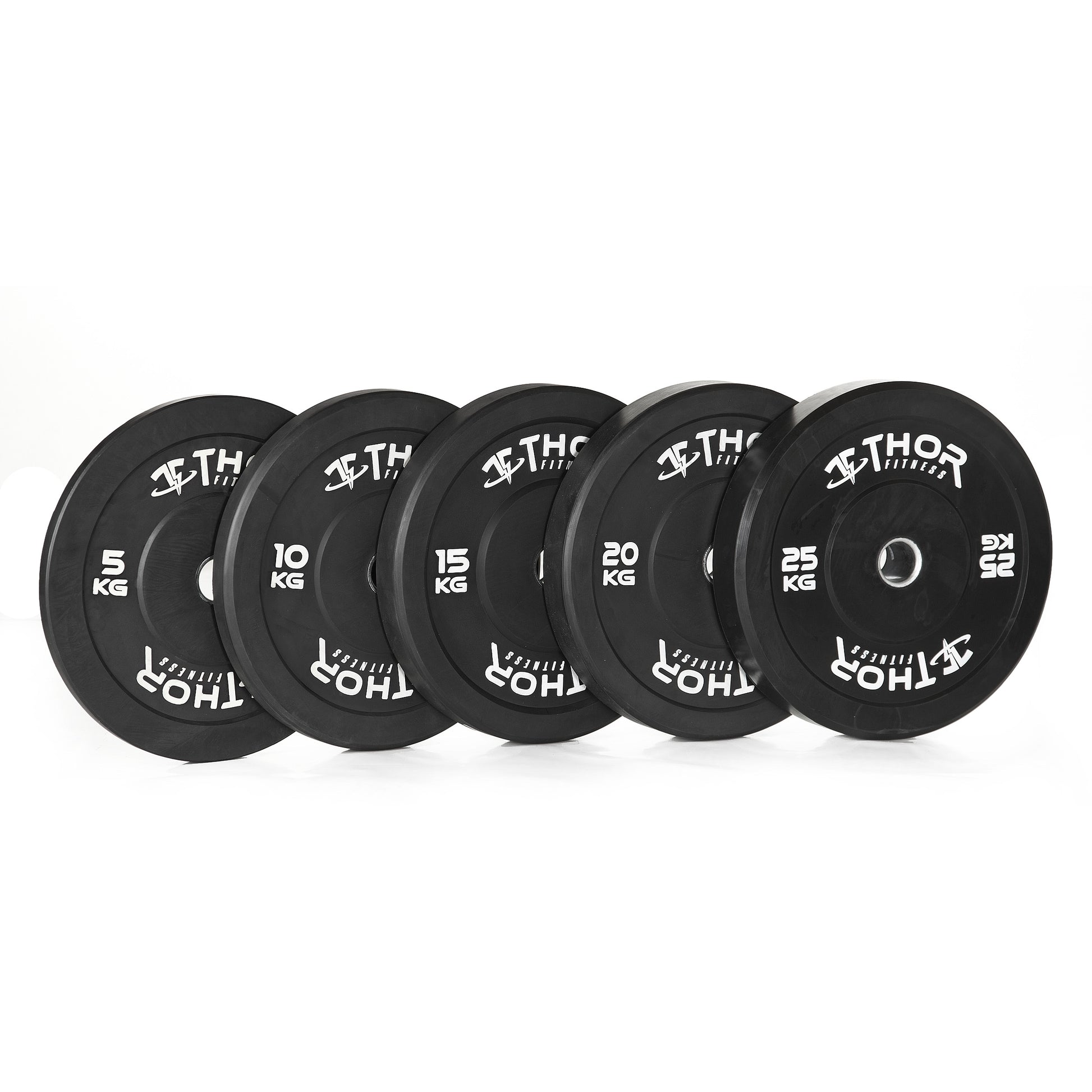 TF Bumper Plates Black 5-25kg