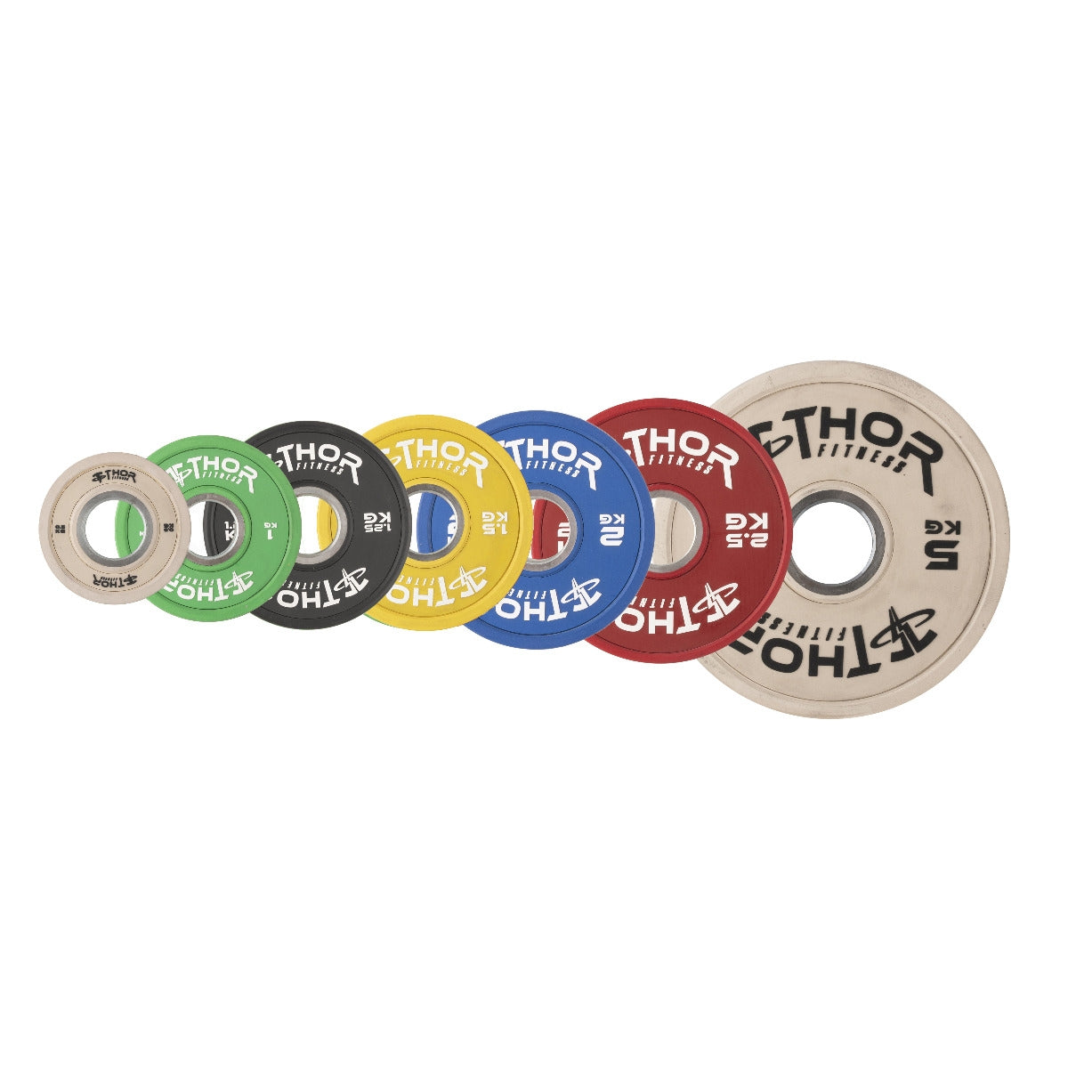 TF Fractional Plates Rubber 0,5-5kg